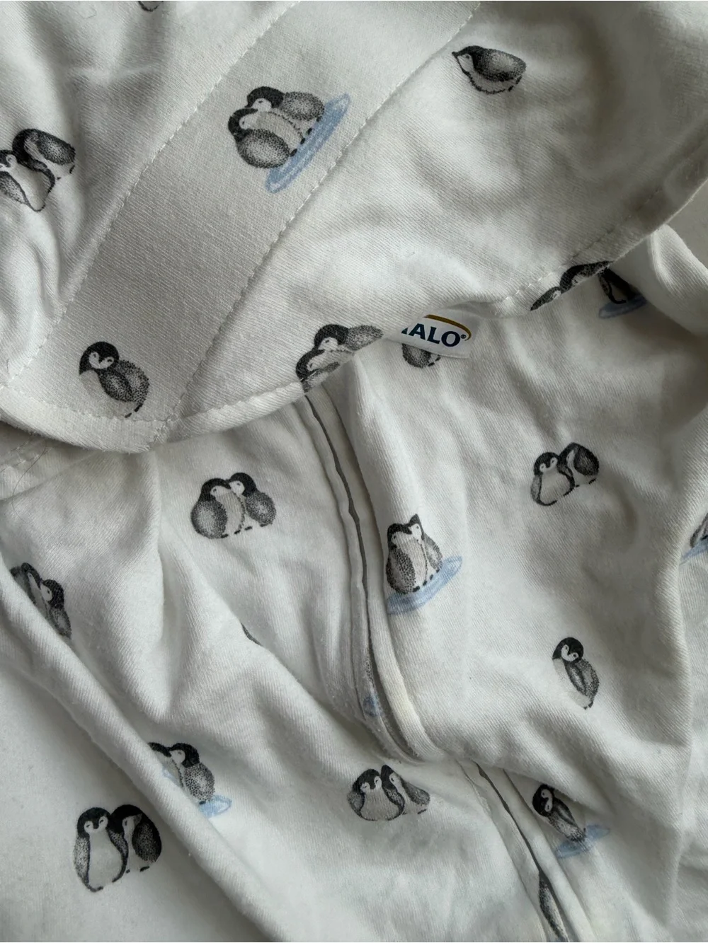 HALO Baby 100% cotton Penguin Print Swaddle Sleep Sack